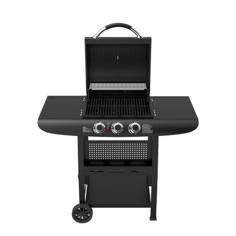 Parrilla a Gas 3 Quemadores Kansas Black-4