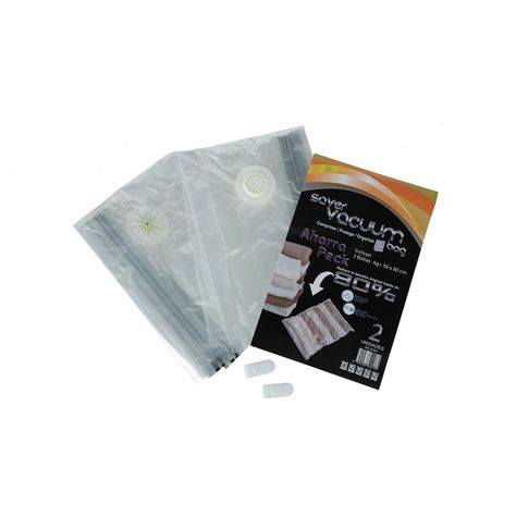 Pack 2 Bolsas Ahorra Espacio SVB Ag+ 56 x 80 cm-0