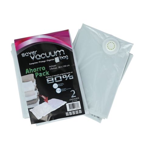 Pack 2 Bolsas Ahorra Espacio SVB 80 x 100 cm-0