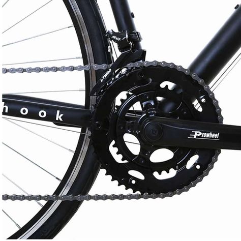Bicicleta Rutera 700c Hook Modelo Gia 2 Talla L 20 Negra-3