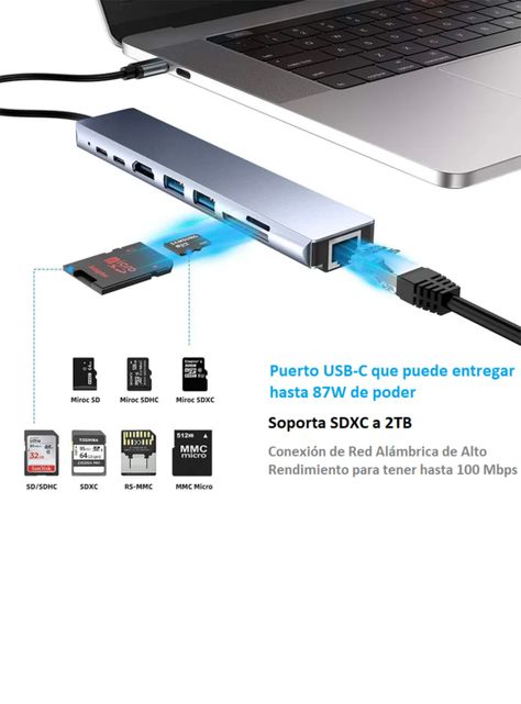HUB 8 IN 1 USB TIPO C-2