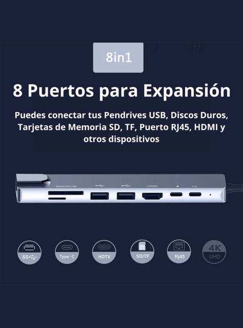 HUB 8 IN 1 USB TIPO C-4