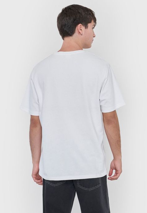 Polera Hombre Tejida Bolsillo Blanco Corona-1