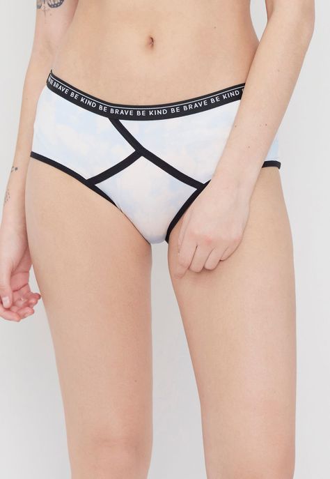 BoyShort Mujer Mujer Microfibra Celeste Tie Dye Corona-1