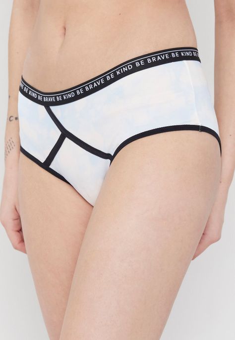 BoyShort Mujer Mujer Microfibra Celeste Tie Dye Corona-3
