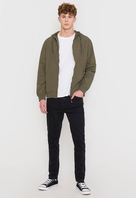 Cortaviento Hombre Liso Verde Corona-3