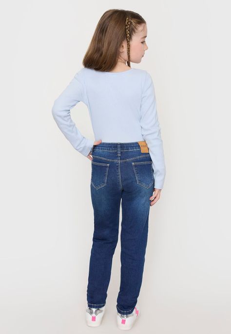 Jeans Niña Kids Skinny Azul Oscuro Corona-2
