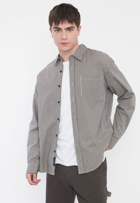 Camisa Hombre Manga Larga Black Sas Corona-0