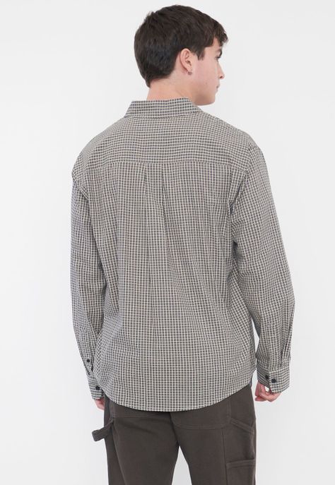 Camisa Hombre Manga Larga Black Sas Corona-1