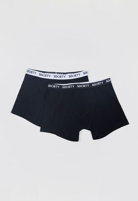 Bóxer Hombre Bipack Mix Liso Negro Corona-0