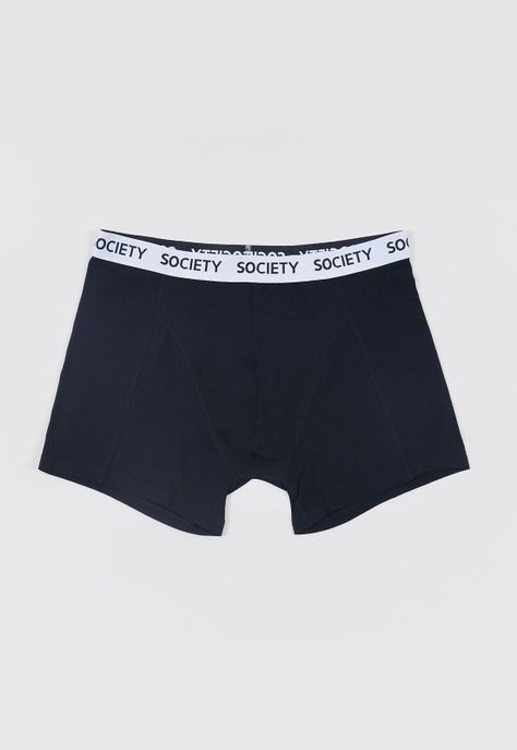 Bóxer Hombre Bipack Mix Liso Negro Corona-3