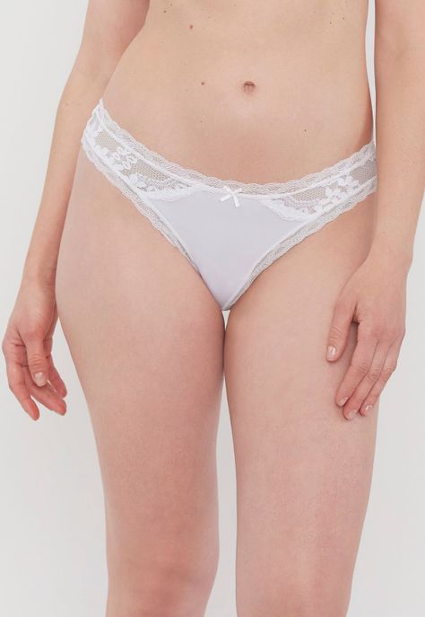 Colaless Mujer Microfibra Lace Ecru Corona-0