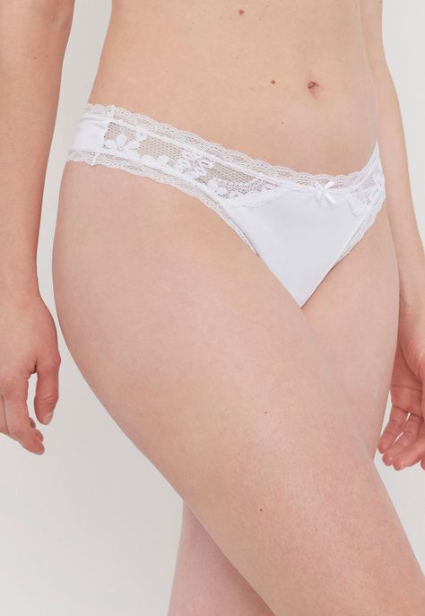 Colaless Mujer Microfibra Lace Ecru Corona-2