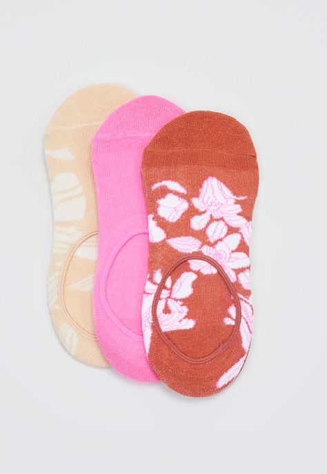 Calcetines Mujer Invisibles Flores Colores Corona-0