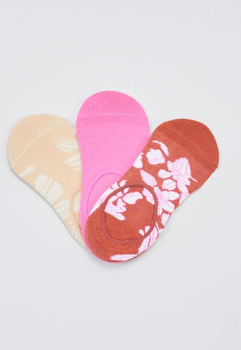 Calcetines Mujer Invisibles Flores Colores Corona-3