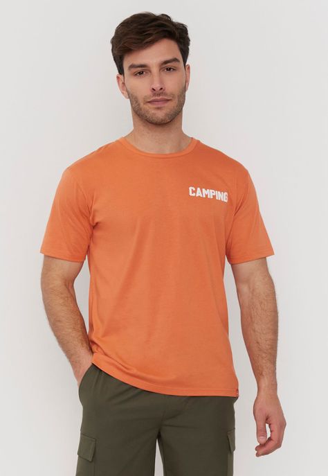 Polera Outdoor Hombre Fun Focal Naranjo Corona-0