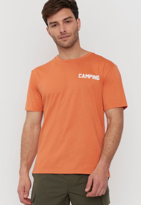 Polera Outdoor Hombre Fun Focal Naranjo Corona-2