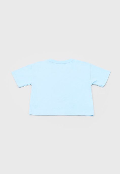 Polera Niña Kids M/C Focal Celeste Corona-1