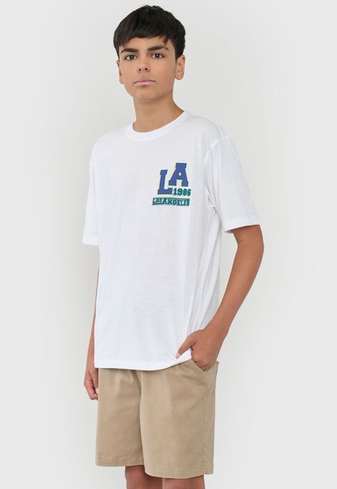 Polera Niño Teen Core Blanco Corona-0