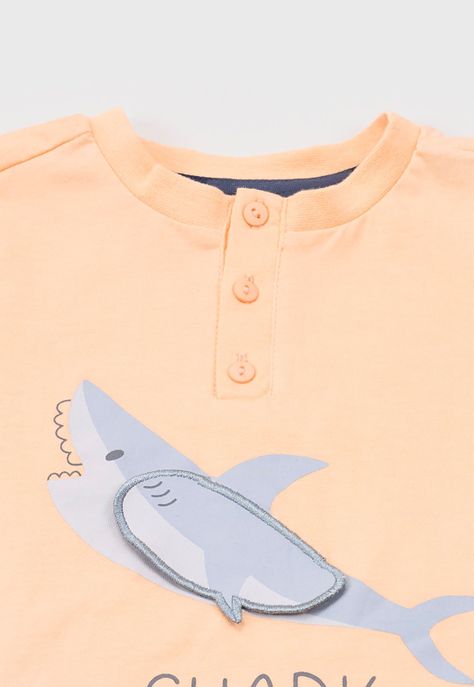 Polera Bebe Niño Interactiva Naranjo Corona-2