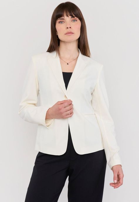 Blazer Mujer Básico Crudo Corona-1