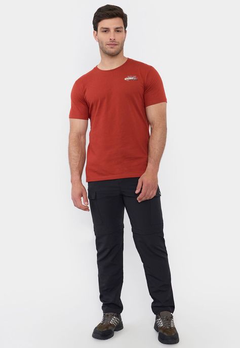 Polera Hombre Full Print 1 Terracota Corona-3