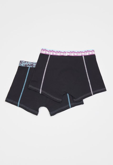 Bóxer Hombre Bipack Pretina Color Negro Corona-1
