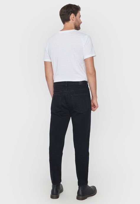 Jeans Hombre Regular Negro Corona-2