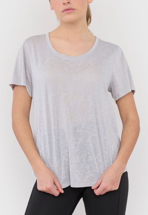 Polera Mujer Deportiva Devore Gris Corona-2