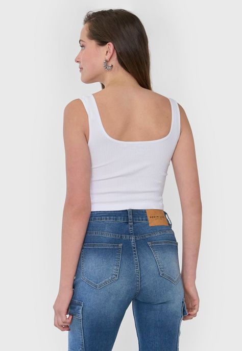 Peto Mujer Corsetero Seamless Blanco Corona-1