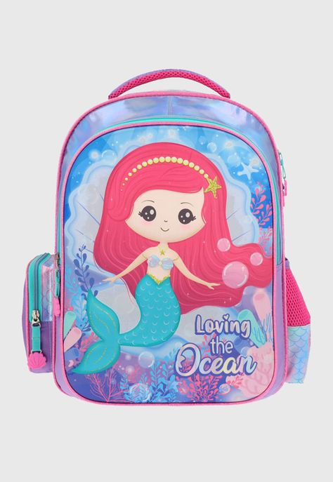 Mochila Keepack Sirena Morado Corona-0
