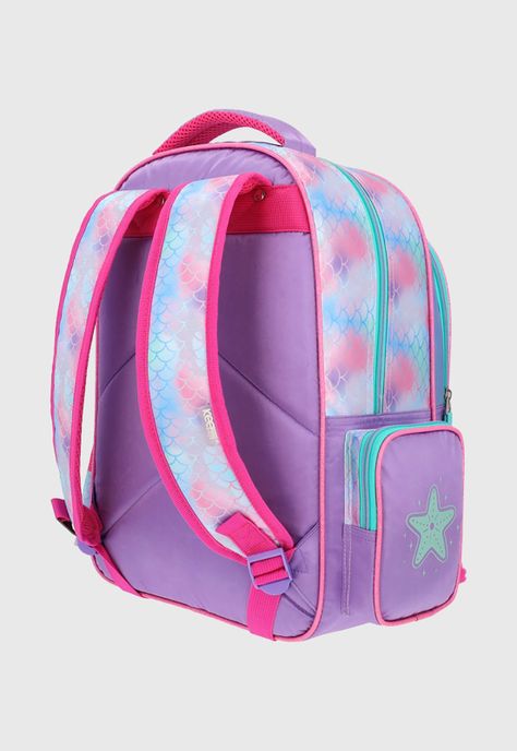 Mochila Keepack Sirena Morado Corona-3
