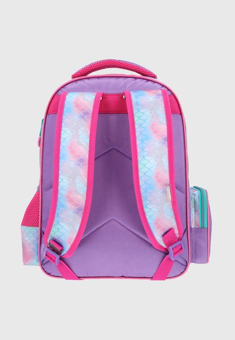 Mochila Keepack Sirena Morado Corona-4
