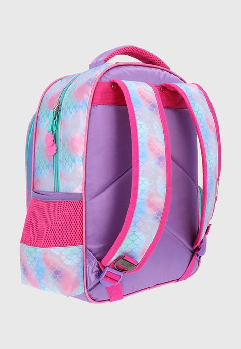 Mochila Keepack Sirena Morado Corona-5