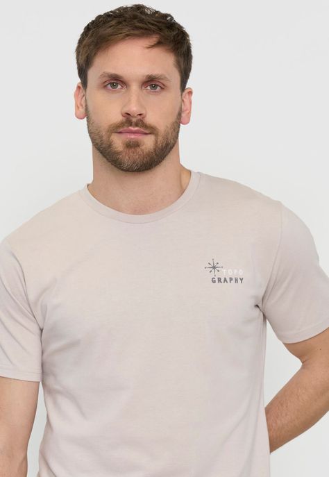 Polera Outdoor Hombre Fun Beige Corona-2