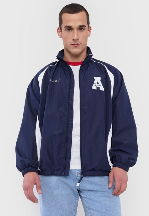 Cortaviento Hombre Azul Corona-0