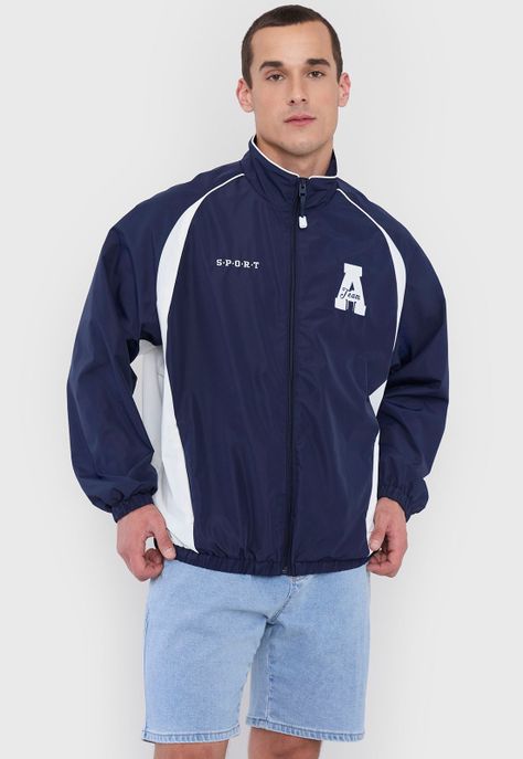 Cortaviento Hombre Azul Corona-2
