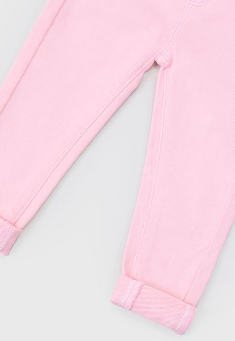 Jeans Bebe Niña Color Rosado Corona-3