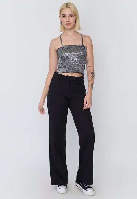 Peto Mujer Panal Metalizado Color Plateado Corona-3