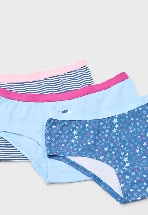 Calzones Niña Teen 3 Pack Navy Corona-2
