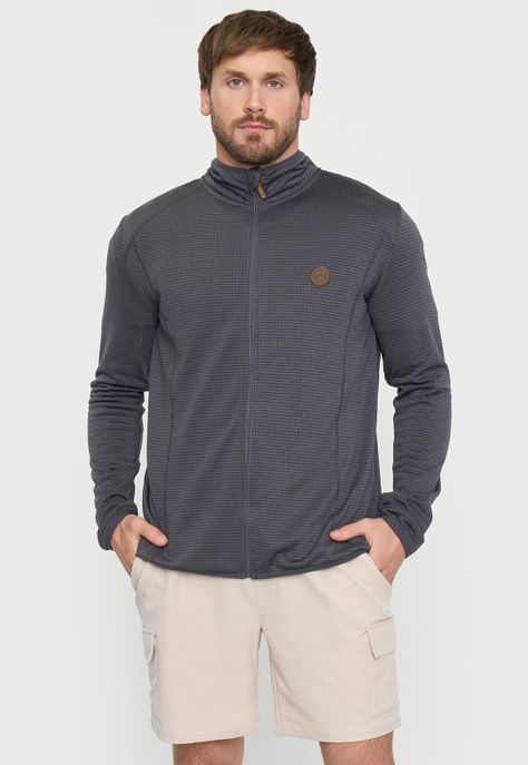 Polerón Outdoor Hombre Texturizado Charco Corona-0