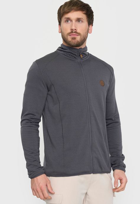 Polerón Outdoor Hombre Texturizado Charco Corona-2