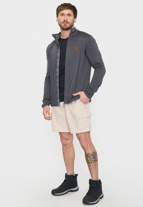 Polerón Outdoor Hombre Texturizado Charco Corona-3