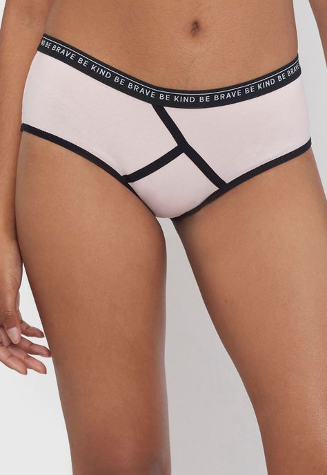 Boyshort Mujer Cotton Rosado Corona-0