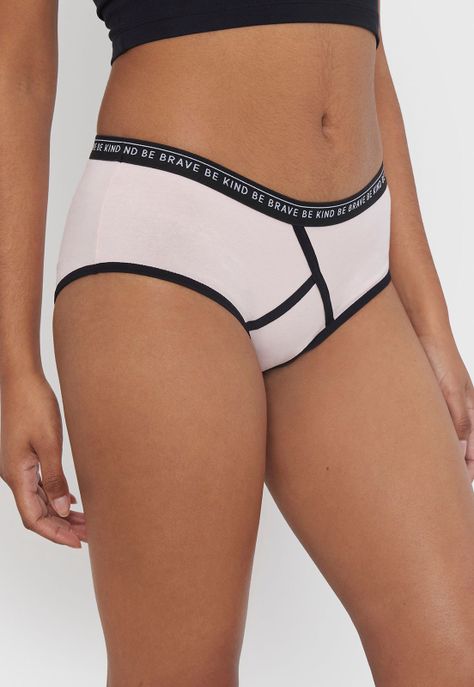 Boyshort Mujer Cotton Rosado Corona-2