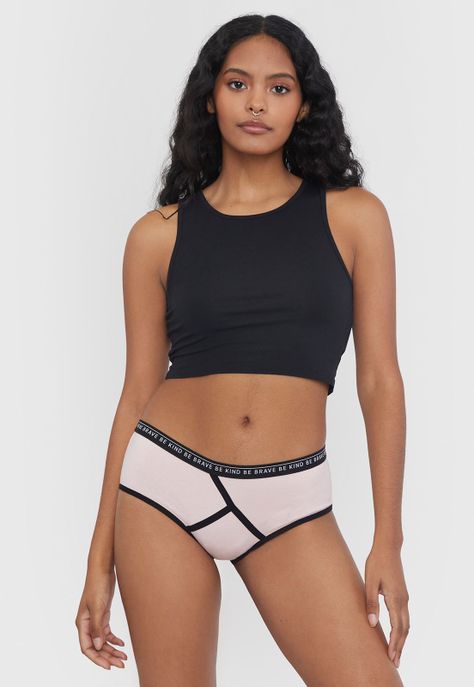 Boyshort Mujer Cotton Rosado Corona-3