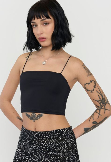 Peto Mujer Pabilo Negro Spandex Corona-2