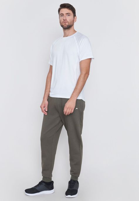 Buzo Hombre Deportivo Jogger Verde Corona-0