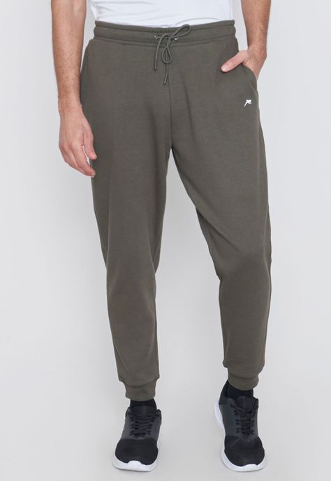 Buzo Hombre Deportivo Jogger Verde Corona-1
