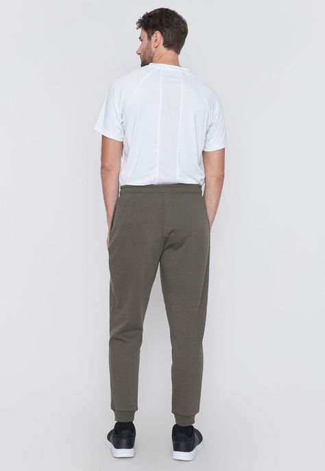 Buzo Hombre Deportivo Jogger Verde Corona-2